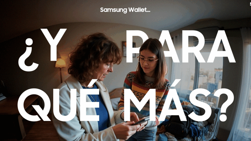 ¿Y para qué más?-Samsung Wallet