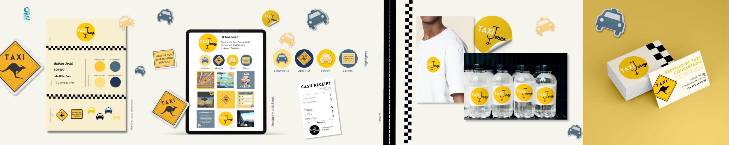 Identidad Corporativa Taxi Jerez
