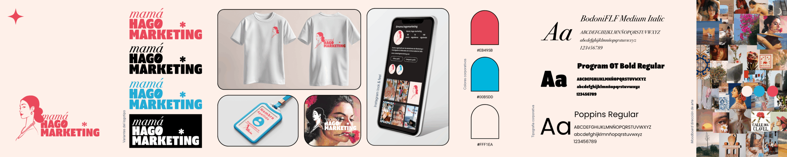 Identidad Corporativa para Mamá Hago Marketing
